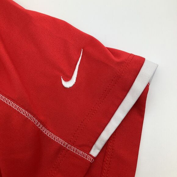Nike Golf Tour Performance Mens Short Sleeve Dri Fit Golf Polo Red Size XL - Picture 5 of 7
